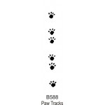 B588 Paw Tracks