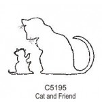C5195 Cat and Friend