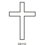 D6110 Plain Cross