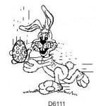 D6111 Easter Bunny & Egg