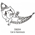 D6204 Cat in Hammock