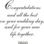 D6243 Congratulations