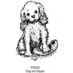 F8002  Dog and Slipper