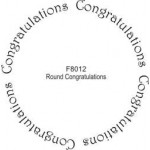 F8012 Round Congratulations