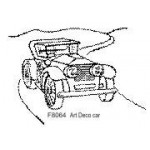 F8064 Art Deco Car
