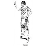 F8083 Art Deco Lady