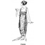 F8085 Art Deco Lady Facing Left