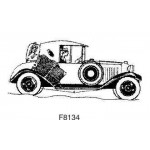 F8134 Art Deco Car Large