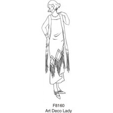 F8160 Art Deco Lady 2